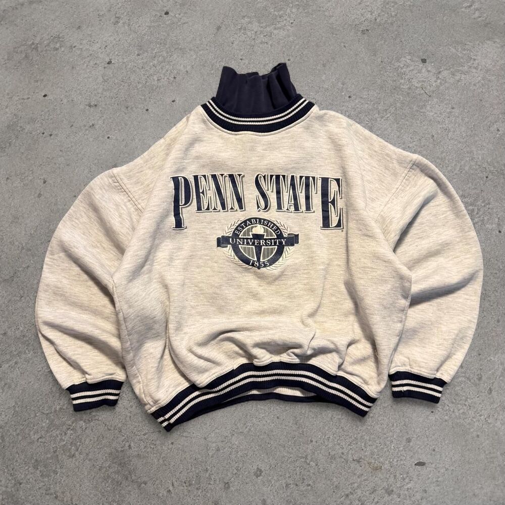 Vintage 1990s Penn State University College Crewneck Turtleneck Womens Size Larg